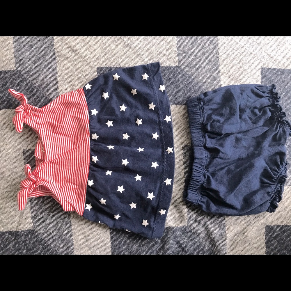 Stars and Stripes Carter’s 3month outfit